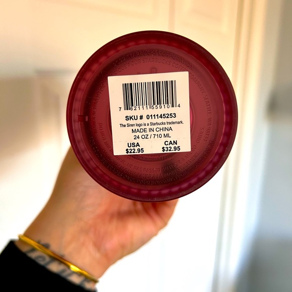 Starbucks Tumbler - Pink Chrome, Brand New - Picture 2 of 2